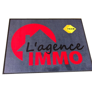 Marquage tapis Agence Immo