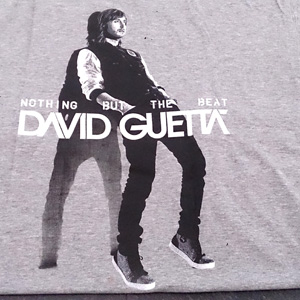 Marquage pour T-shirt concert David Guetta